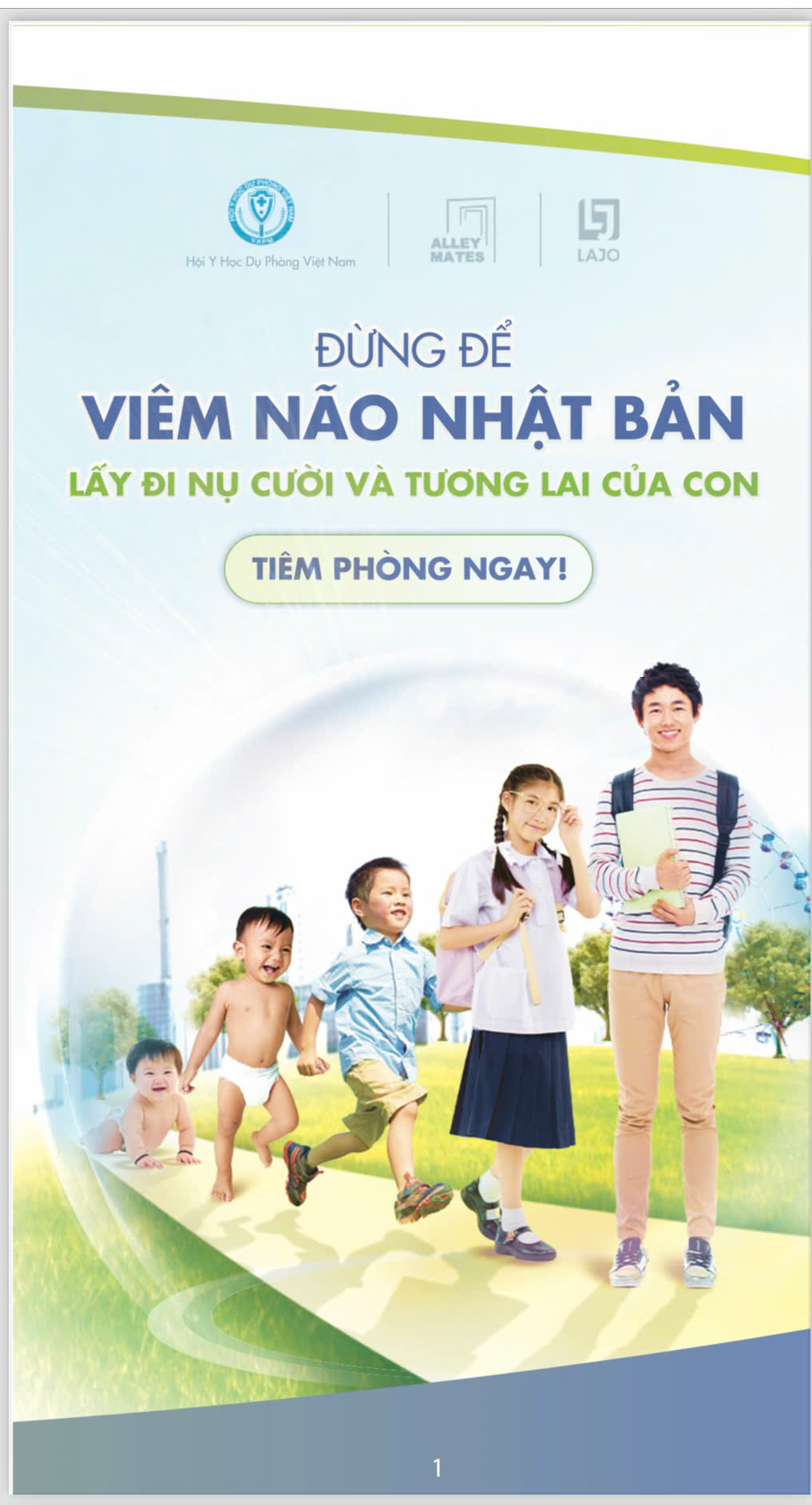 Đừng để viêm não Nhật Bản lấy đi nụ cười và tương lai của con 
(Tiêm phòng ngay!)