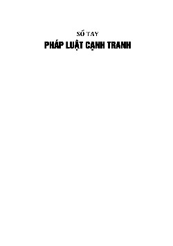 Sổ tay pháp luật cạnh tranh